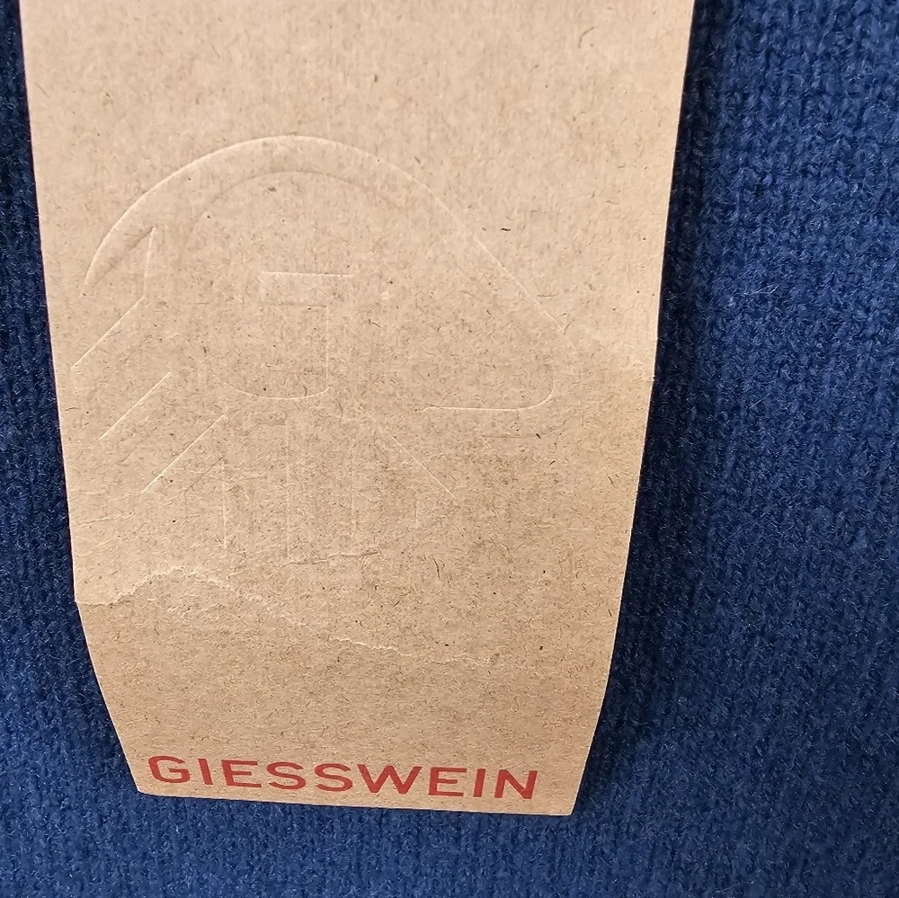 NWT Giesswein Austria Mens Lambs Wool Basics Pullover Sweater Round Neck Large